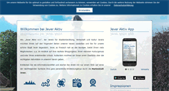 Desktop Screenshot of jever-aktiv.de