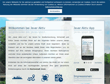 Tablet Screenshot of jever-aktiv.de